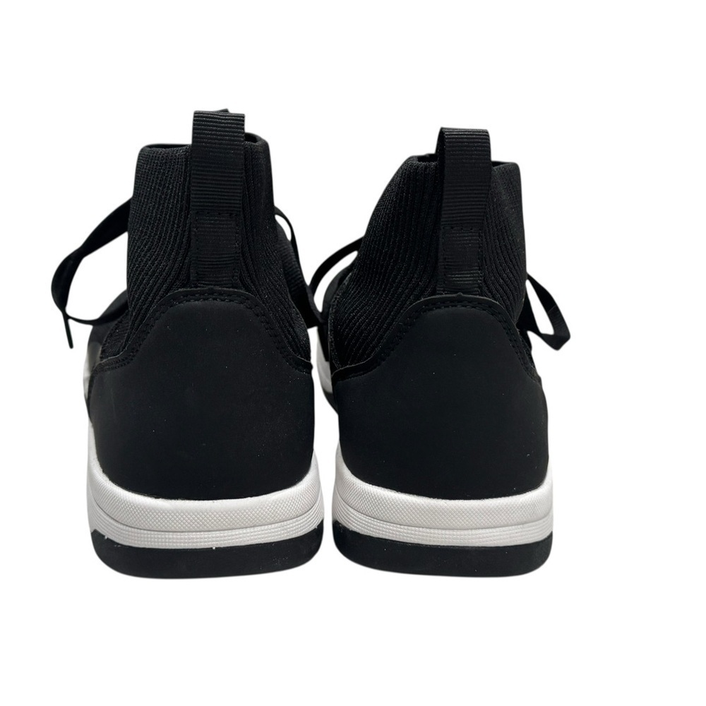 Women’s Whitin Black & White High Top Lace Up Sneakers: Size 40 (9.5) - Picture 4 of 8